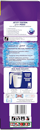 Colorwaschmittel Pulver Blütentraum Lenor