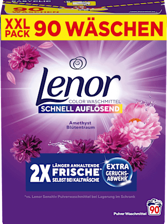 Colorwaschmittel Pulver Blütentraum Lenor