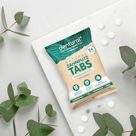 Zahnputztabletten Rundumschutz mit Fluorid dentural