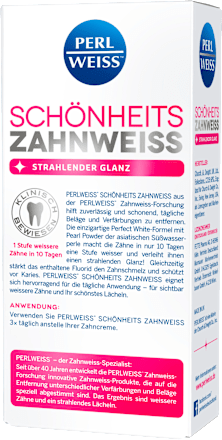 Zahnpasta Schönheits-Zahnweiss Perlweiss