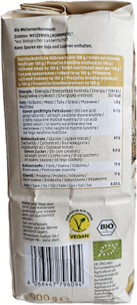 Bio polnozrnata pšenična moka dmBio