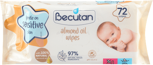 Vlažne maramice za bebe sa bademovim uljem Becutan
