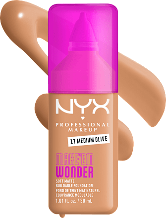 Foundation Make 'EM Wonder 17 Medium Olive NYX PROFESSIONAL MAKEUP