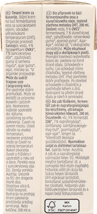 bio ovesný krém na vaření dmBio