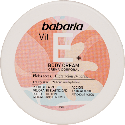 Cremă de corp cu vitamina E babaria