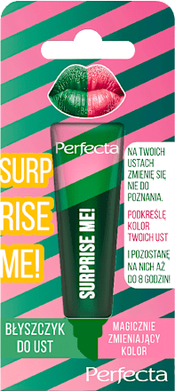 Błyszczyk do ust utlenialny zielony Perfecta