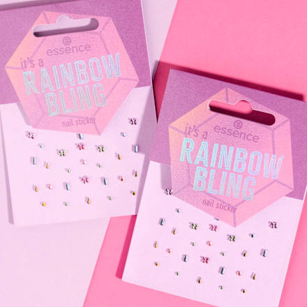 Nagelsticker Set It's A Rainbow Bling essence