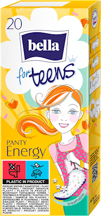 for teens PANTY Energy - dnevni ulošci bella for teens