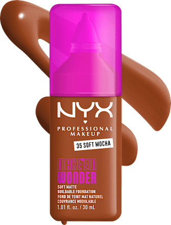 Foundation Make 'EM Wonder 35 Soft Mocha NYX PROFESSIONAL MAKEUP