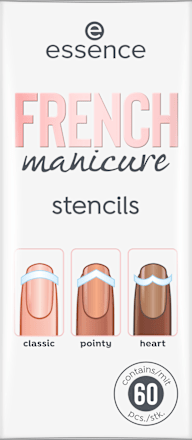 French Manikür Schablone 01 Walk The Line essence