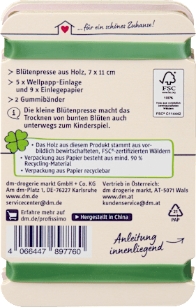 Blütenpresse Profissimo