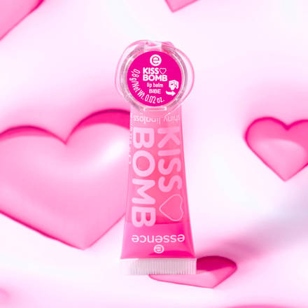 Lipgloss & Balm Kiss Bomb Shiny Set 01 Strawberry Sweetie essence