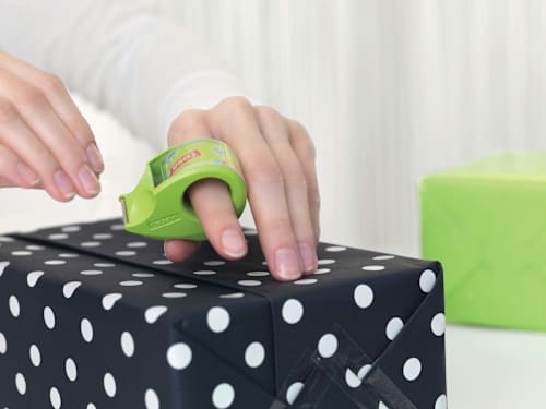 Abroller mini ecoLogo inkl. Klebeband tesa