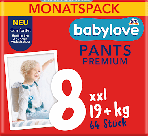 Scutece chiloțel premium numărul 8 babylove