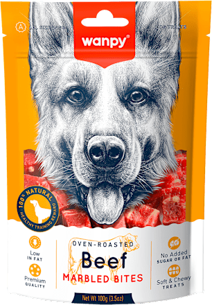 Przysmak dla psa kąski z wołowiny wanpy