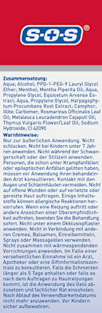 Schmerz-Stopp-Gel SOS