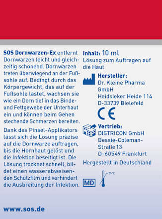 Warzenentferner Dornwarzen-Ex SOS