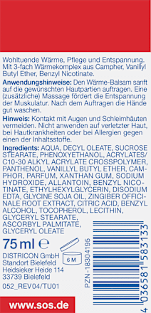 Wärme-Balsam Akut  SOS