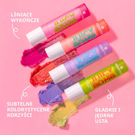 Balsam do ust Juicy Bomb glossy butter balm 07 Caramelt My Heart essence