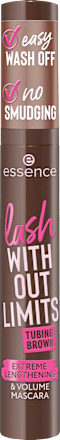Tusz do rzęs pogrubiający Lash Without Limits Tubing Brown Extreme Lengthening & Volume 05 Brown Tubing essence