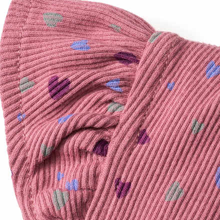 Kleid mit Ripp-Struktur & Musselin-Rock, rosa, Gr. 98 ALANA