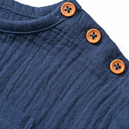 T-Shirt aus Musselin, blau, Gr. 104 ALANA