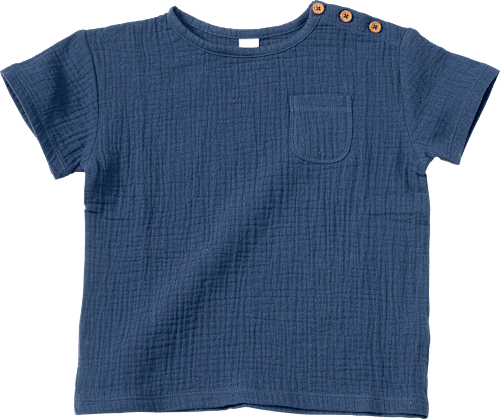T-Shirt aus Musselin, blau, Gr. 98 ALANA