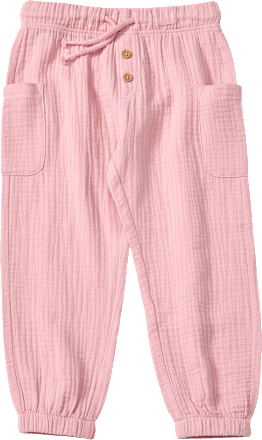 Hose aus Musselin mit Kordel, rosa, Gr. 92 ALANA