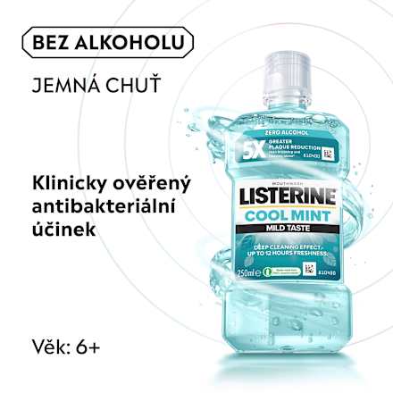 ústní voda Cool Mint Mild Taste Listerine