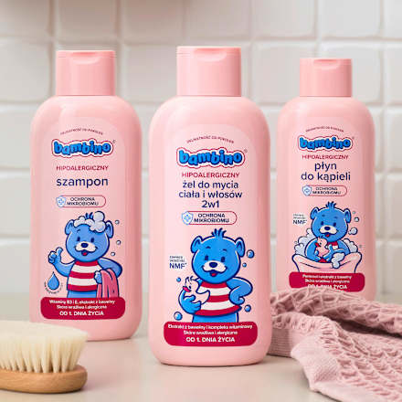 Żel do mycia ciała i włosów 2w1 bambino