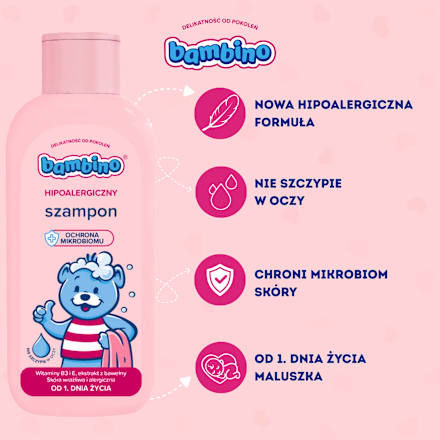 Szampon do włosów od 1. dnia życia bambino