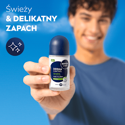 Antyperspirant roll-on Derma Control Sensitive NIVEA MEN
