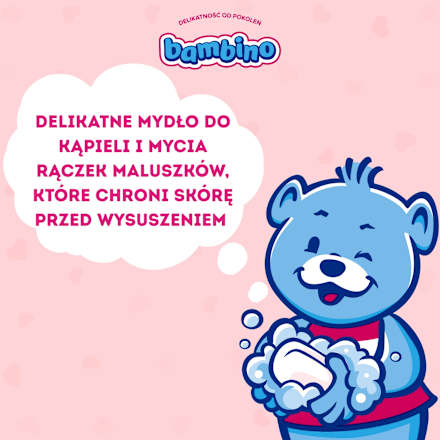 Mydło w kostce dla niemowląt i dzieci bambino