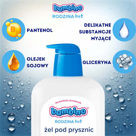 Żel pod prysznic o zapachu mirabelki bambino