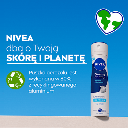 Antyperspirant w spray'u Derma Control Defend NIVEA