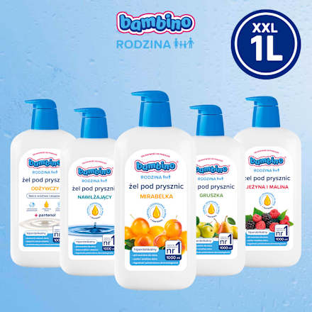 Żel pod prysznic o zapachu mirabelki bambino