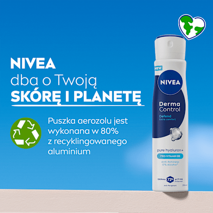Antyperspirant w spray'u Derma Control Defend NIVEA
