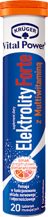 Elektrolity z multiwitaminą Forte Vital Power KRÜGER