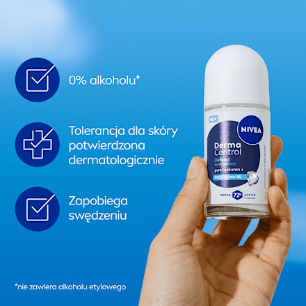Antyperspirant roll-on Derma Control Defend NIVEA