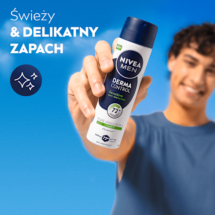 Antyperspirant w sprayu Derma Control Sensitive NIVEA MEN