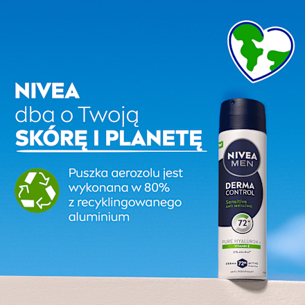 Antyperspirant w sprayu Derma Control Sensitive NIVEA MEN