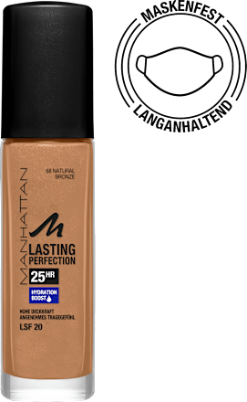 Foundation Lasting Perfection Natural Bronze 68, LSF 20 MANHATTAN Cosmetics