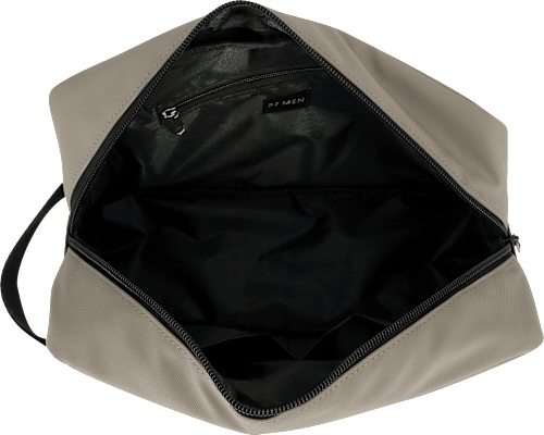 Kulturbeutel Herren grau  manòu