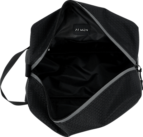 Kulturbeutel Herren schwarz klein  manòu