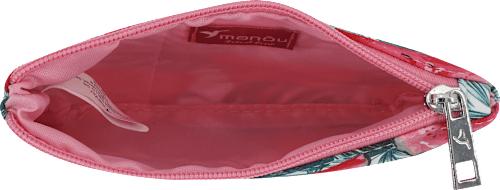 Kosmetiktaschen-Set transparent und floral  manòu