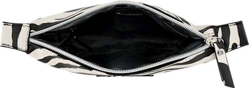 Kosmetiktasche Zebra creme/schwarz manòu