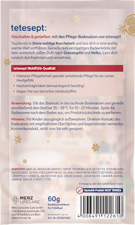 Badesalz Pflege Deine wohlige Kuschelzeit  tetesept