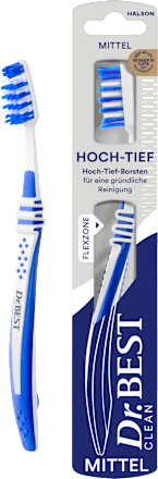 Zahnbürste Hoch-Tief mittel sortiert Dr. BEST