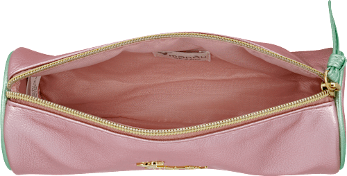 Kosmetiktasche rosa mint schimmernd manòu