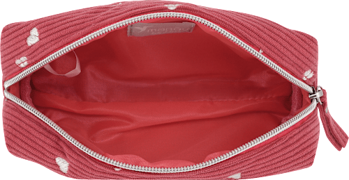 Kosmetiktasche mit Herz-Motiven manòu
